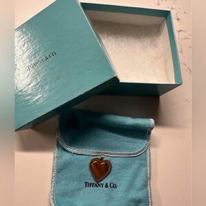 Tiffany & Co. Heart Pendant Sterling/18kt